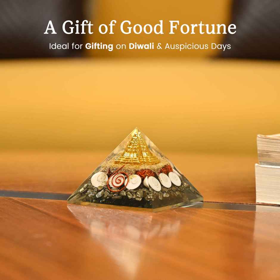 Hindcraft Money Magnet Pyrite Pyramid