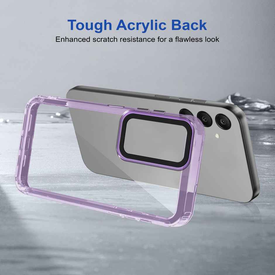 Zapcase Back Cover for Samsung Galaxy F15 5G | Space-Purple