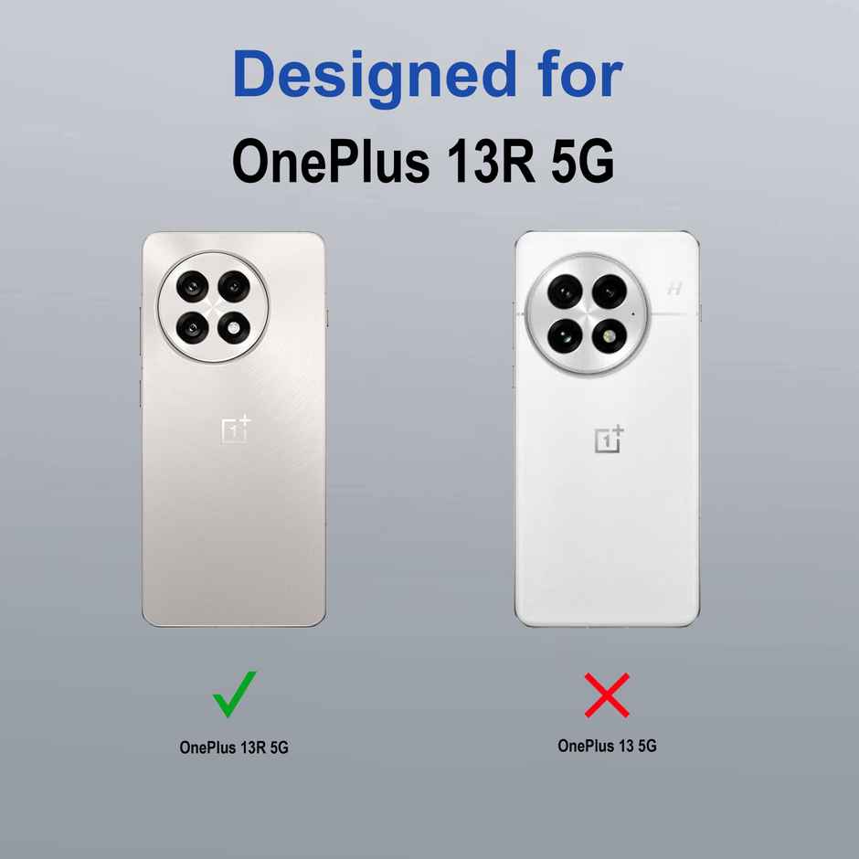 Zapcase Back Cover for OnePlus 13R 5G | Space-Black