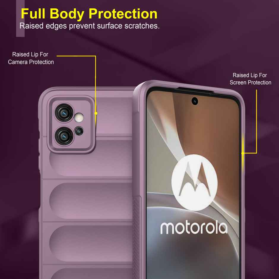 Zapcase Back Cover for Motorola G32 | Magic-Lavender