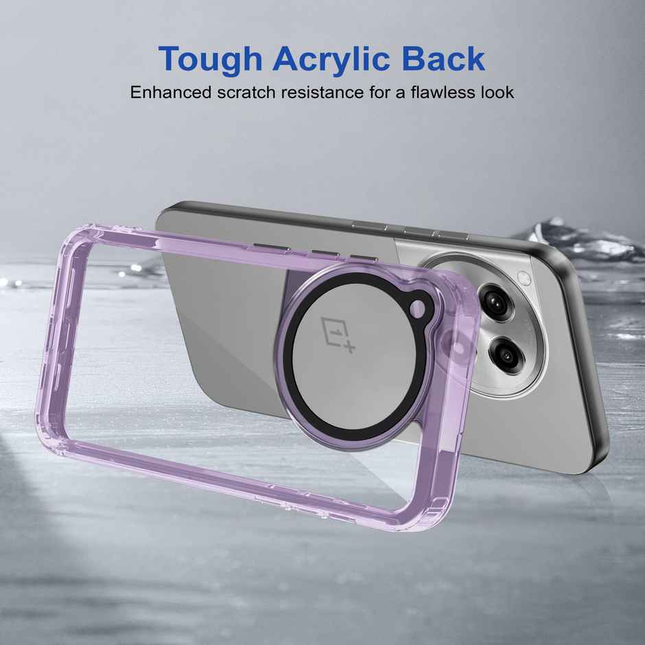 Zapcase Back Cover for OnePlus 12R 5G | Space-Purple