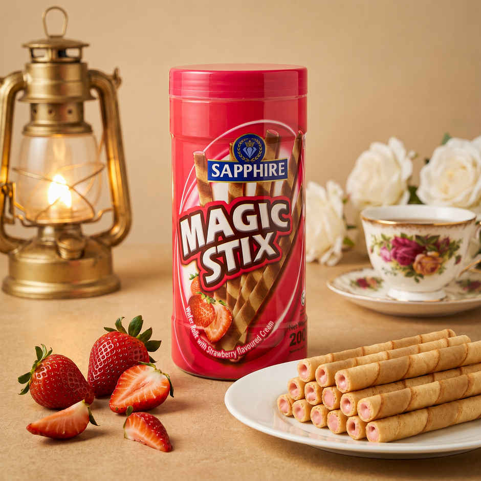 Sapphire Magic Stix Strawberry Wafer Roll