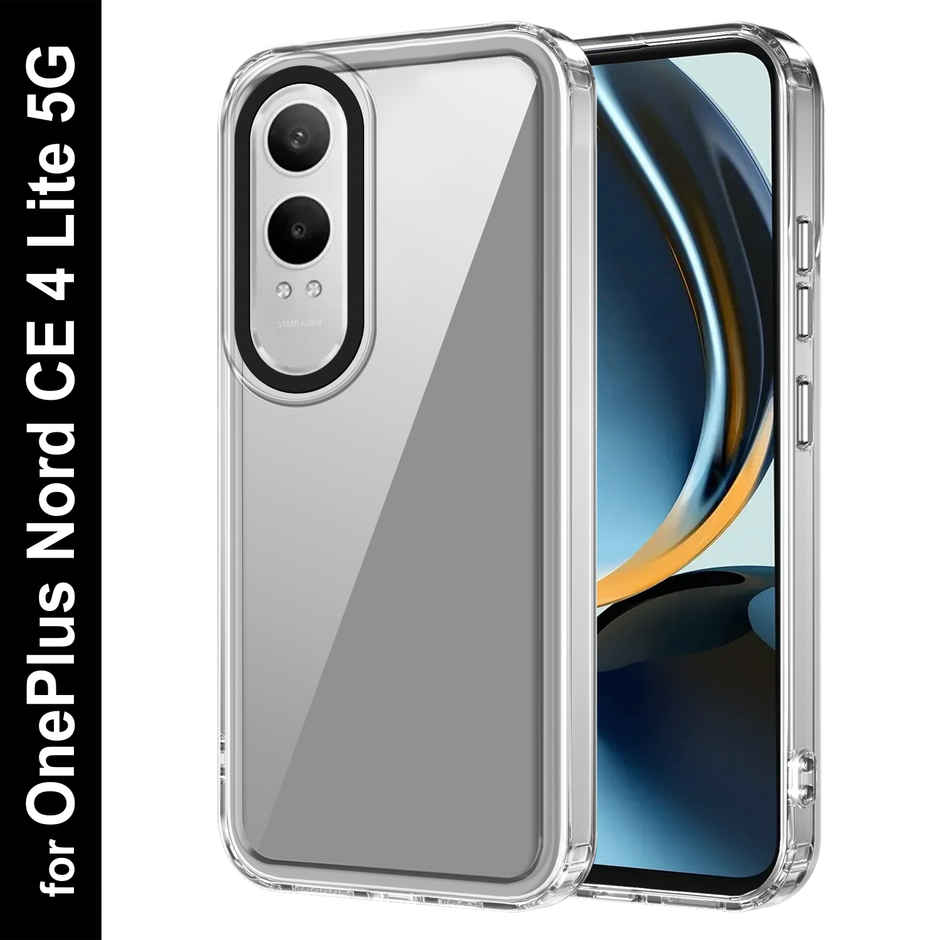 Zapcase Back Cover for OnePlus Nord CE 4 Lite 5G | Space-Clear