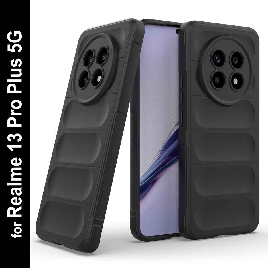 Zapcase Back Cover for Realme 13 Pro Plus 5G | Magic-Black