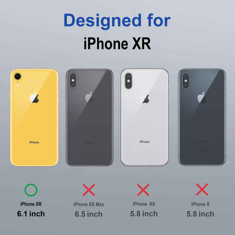 Zapcase Back Cover for Apple iPhone XR | MagSafe-Clear