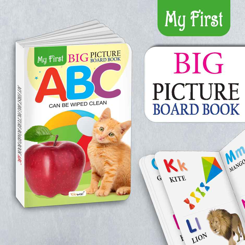 My First Big Picture Board Book Abc | Educational Book for Toddlers | Baby First Learning Book