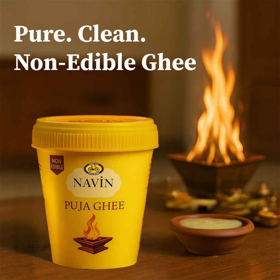 Pure Puja Ghee | Non-Edible Ghee for Diyas, Aarti & Rituals | Cycle
