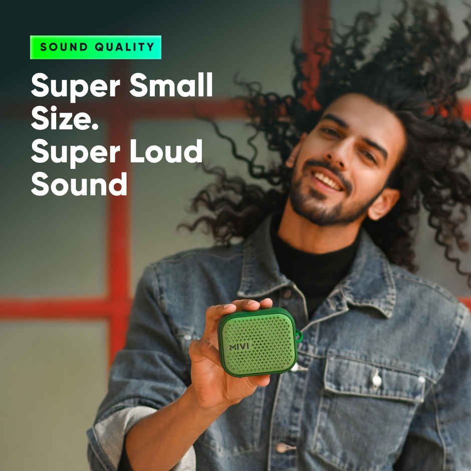 Mivi Roam2 5 W Bluetooth Speaker | Green