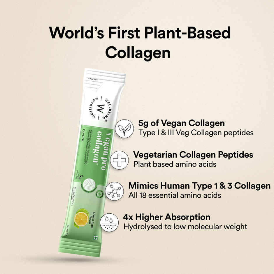 Wellbeing Nutrition Veg Collagen Pro - Lemon Lime
