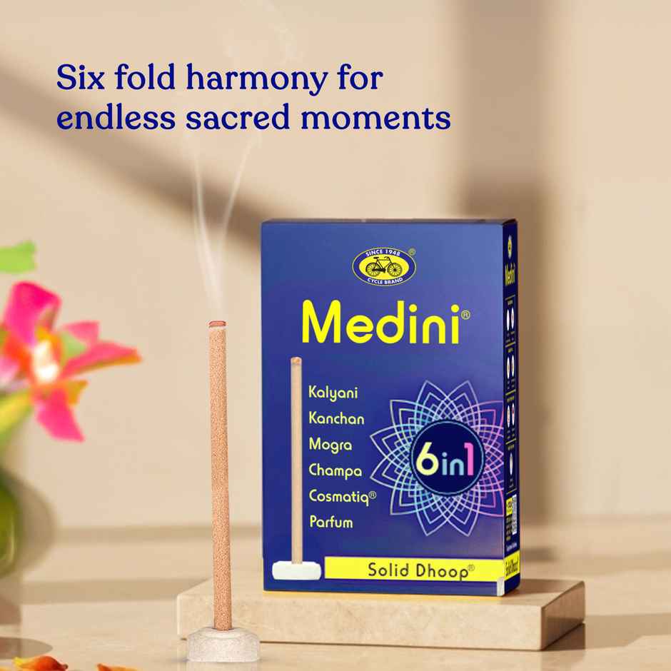 Cycle Medini 6 in 1 Solid Dhoop Sticks | From House of Cycle
