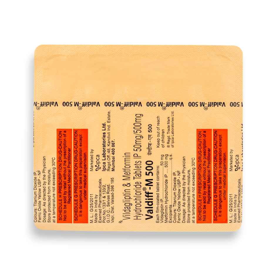 Valdiff-M 500 Tablet