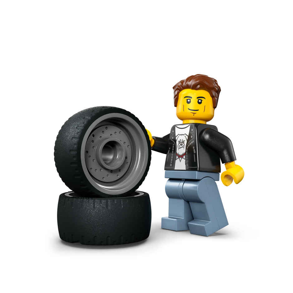 LEGO City Hot Rod Race Car Building Toy and Minifigure 60485