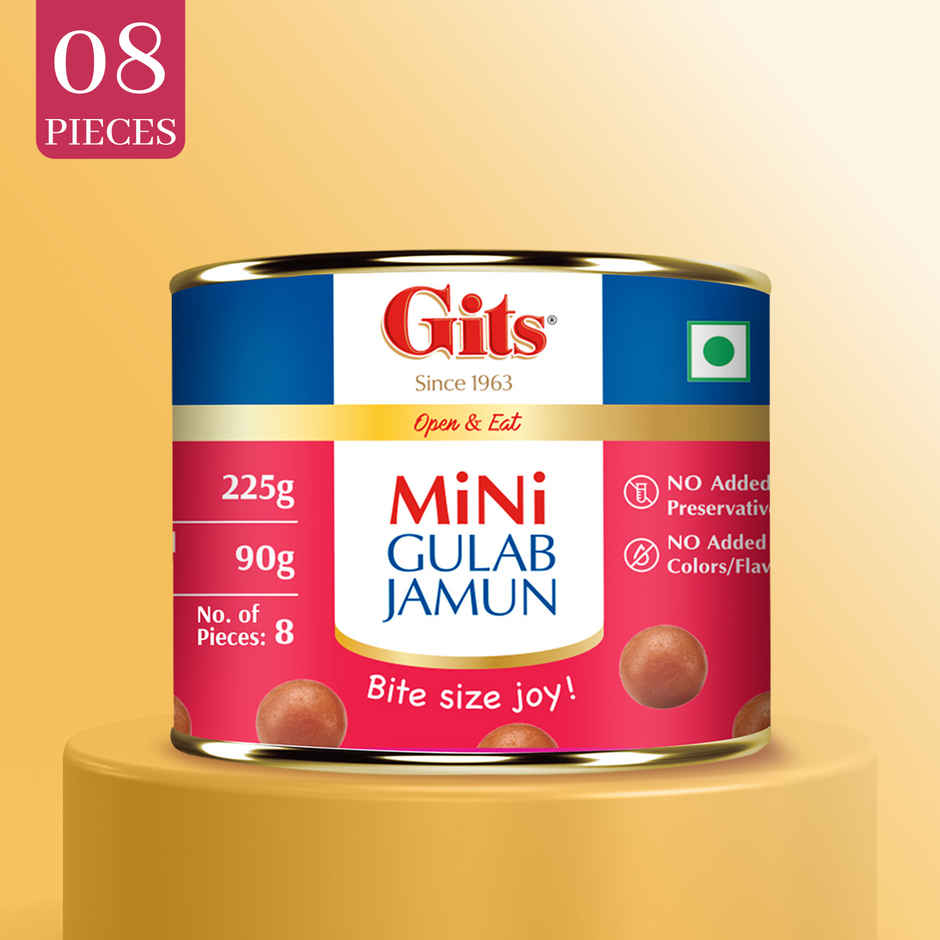 Gits MiNi Gulab Jamun Open & Eat Tin | Soft & Sweet