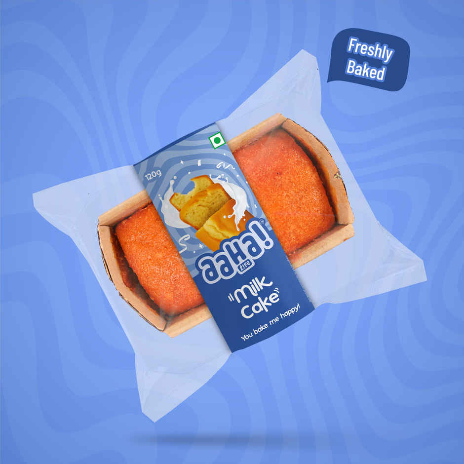 Aaha Life Fresh Milk Cake | Eggless