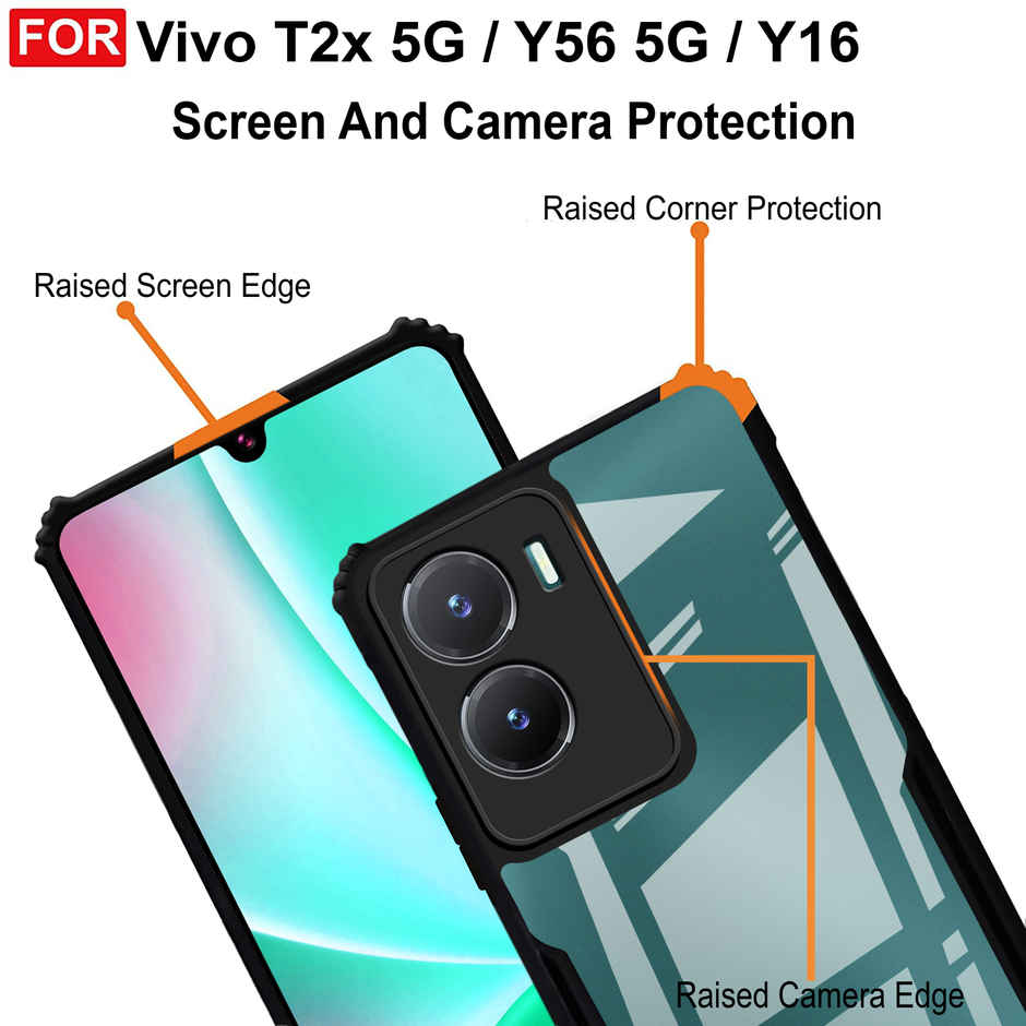 Zapcase Back Cover for Vivo Y56 5G | Matte-Black