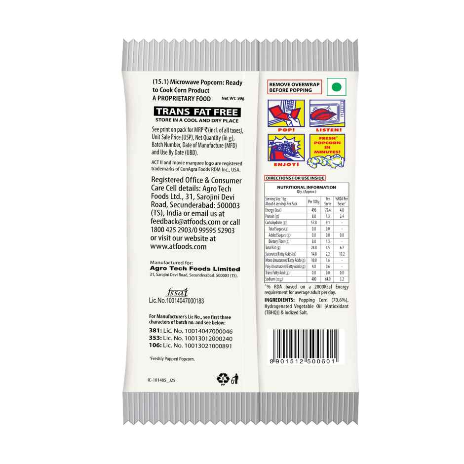 Act II Microwave Popcorn | Original, Big Pack, Hot & Fresh in 3 mins