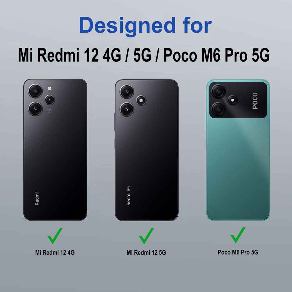 Zapcase Back Cover for Mi Redmi 12 4G | Space-Purple