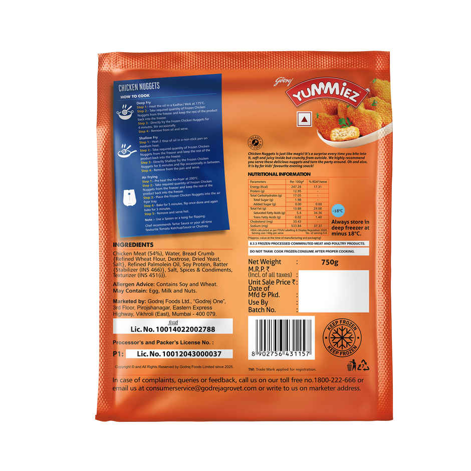 Godrej Yummiez Chicken Nuggets
