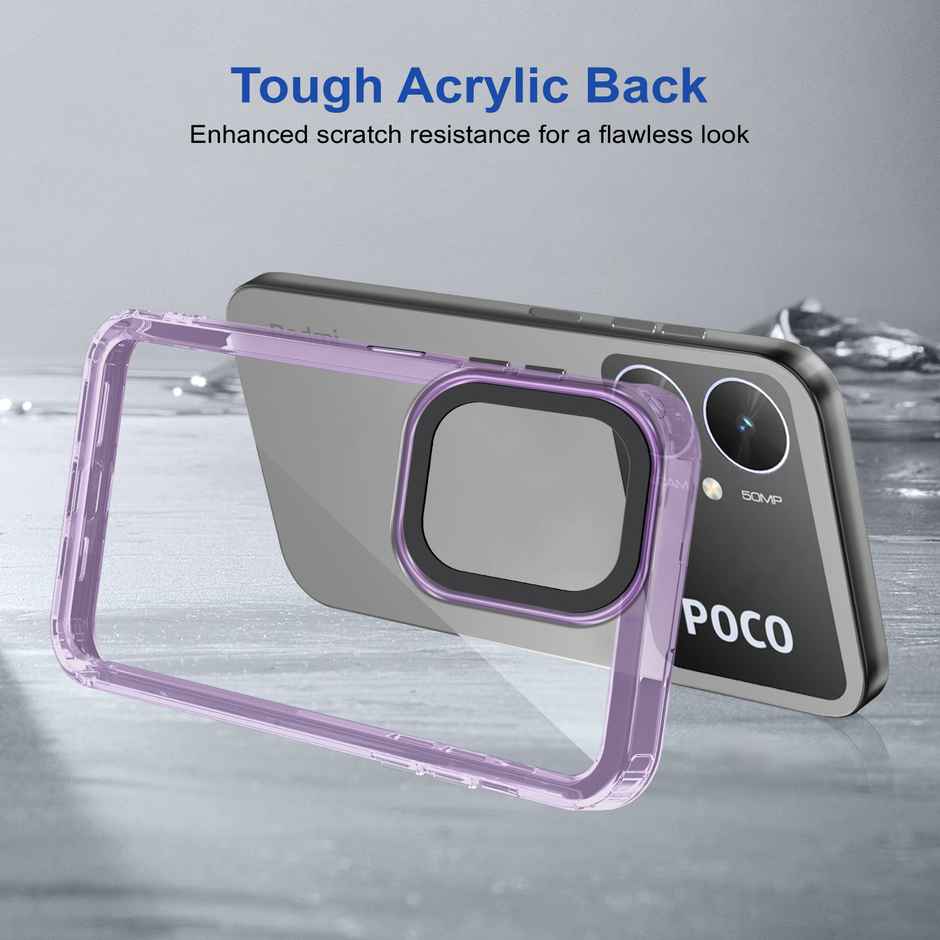 Zapcase Back Cover for Poco M6 5G | Space-Purple