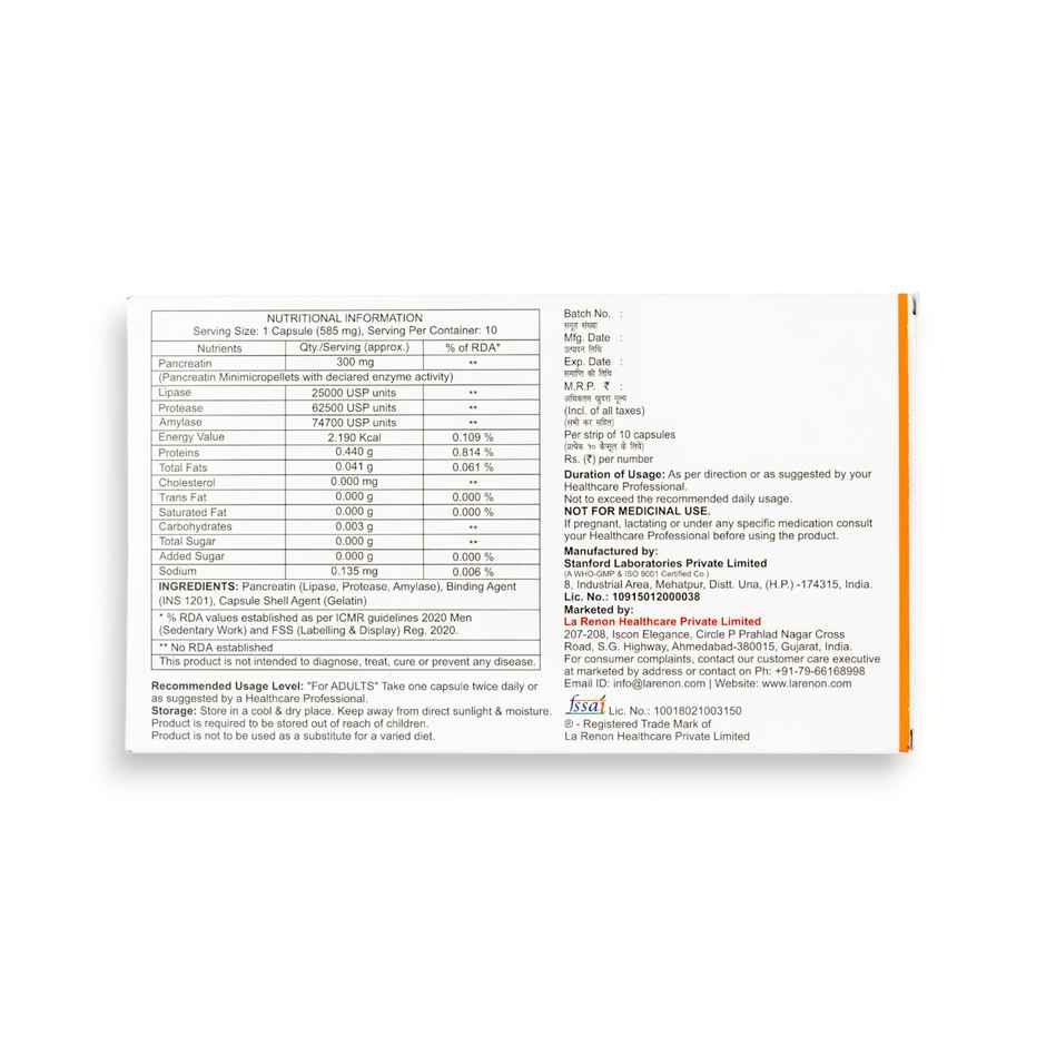 Pancrehenz-25000 Capsule