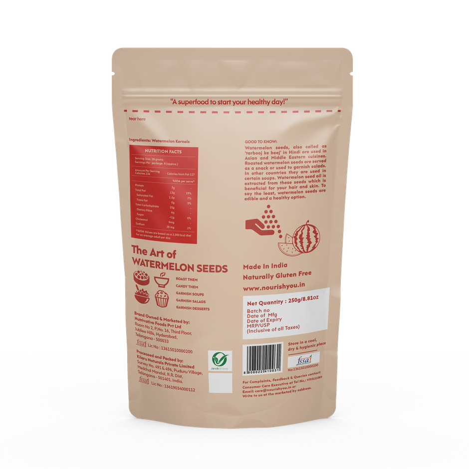 Nourish You Raw Watermelon Seeds | Kernels