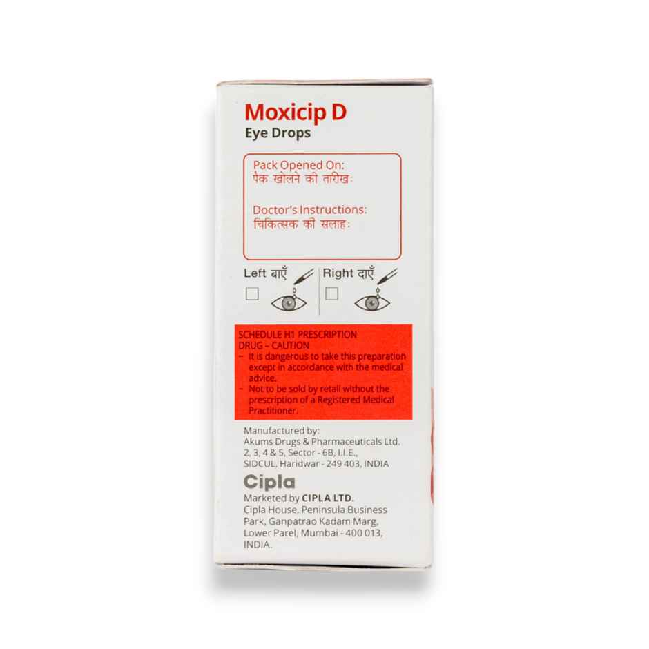 Moxicip D Eye Drop