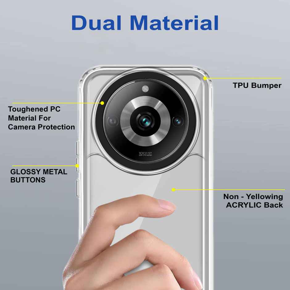 Zapcase Back Cover for Realme 11 Pro 5G | Space-Clear
