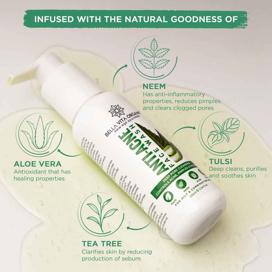 Bella Vita Organic Anti- Acne Face Wash