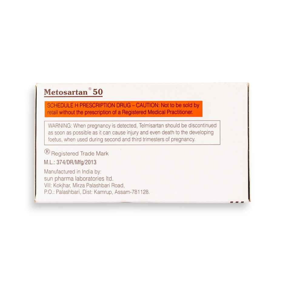 Metosartan 50 Tablet ER