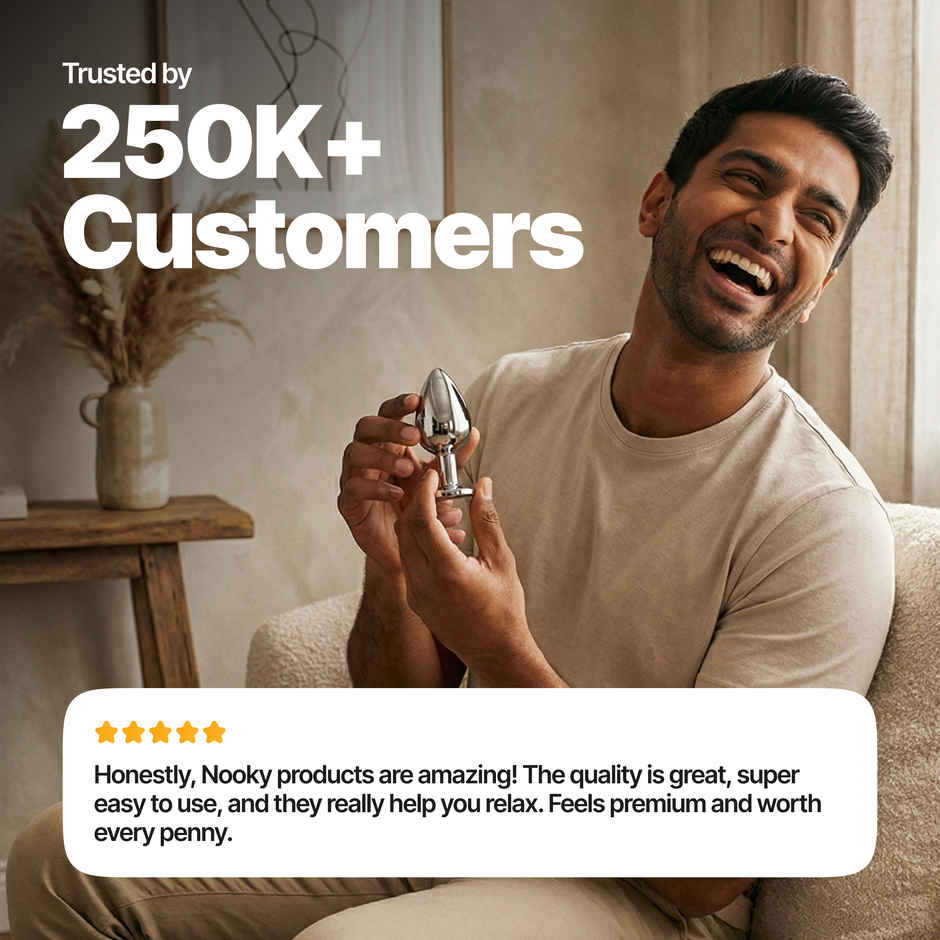 Nooky Tempt 2 in 1 Intimacy Kit Metal Plug and Aphrodisiac Chocolate