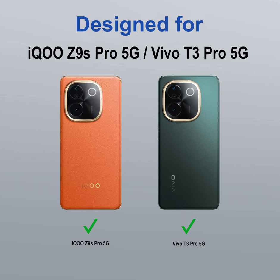 Zapcase Back Cover for iQOO Z9s Pro 5G | Space-Clear