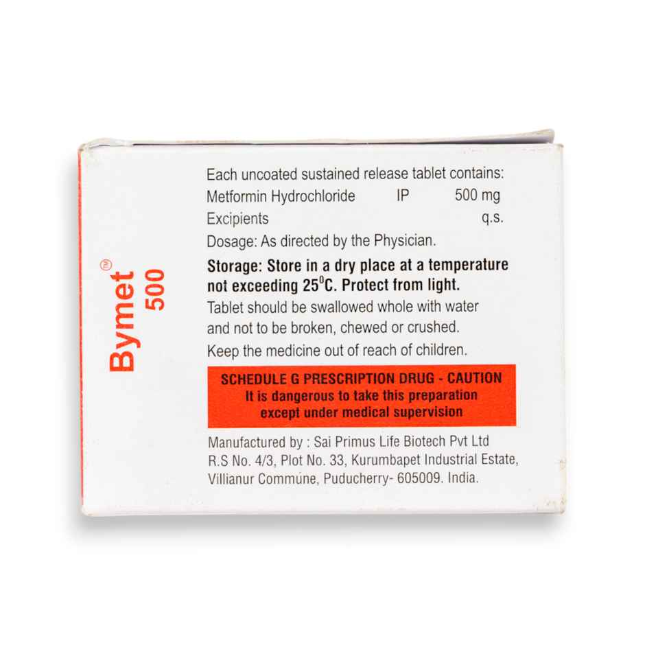 Bymet 500 Tablet SR
