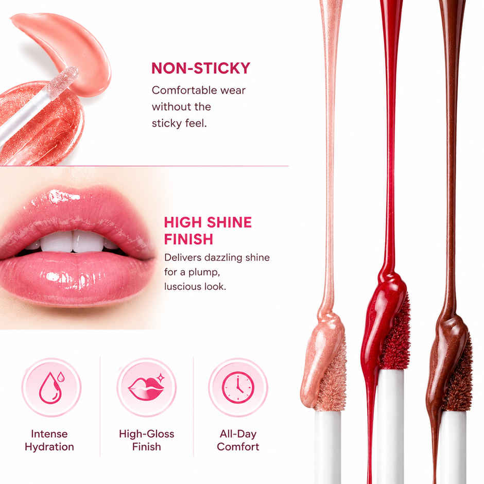 Love Earth Lip Gloss | Multicolor | Shiny & Smooth