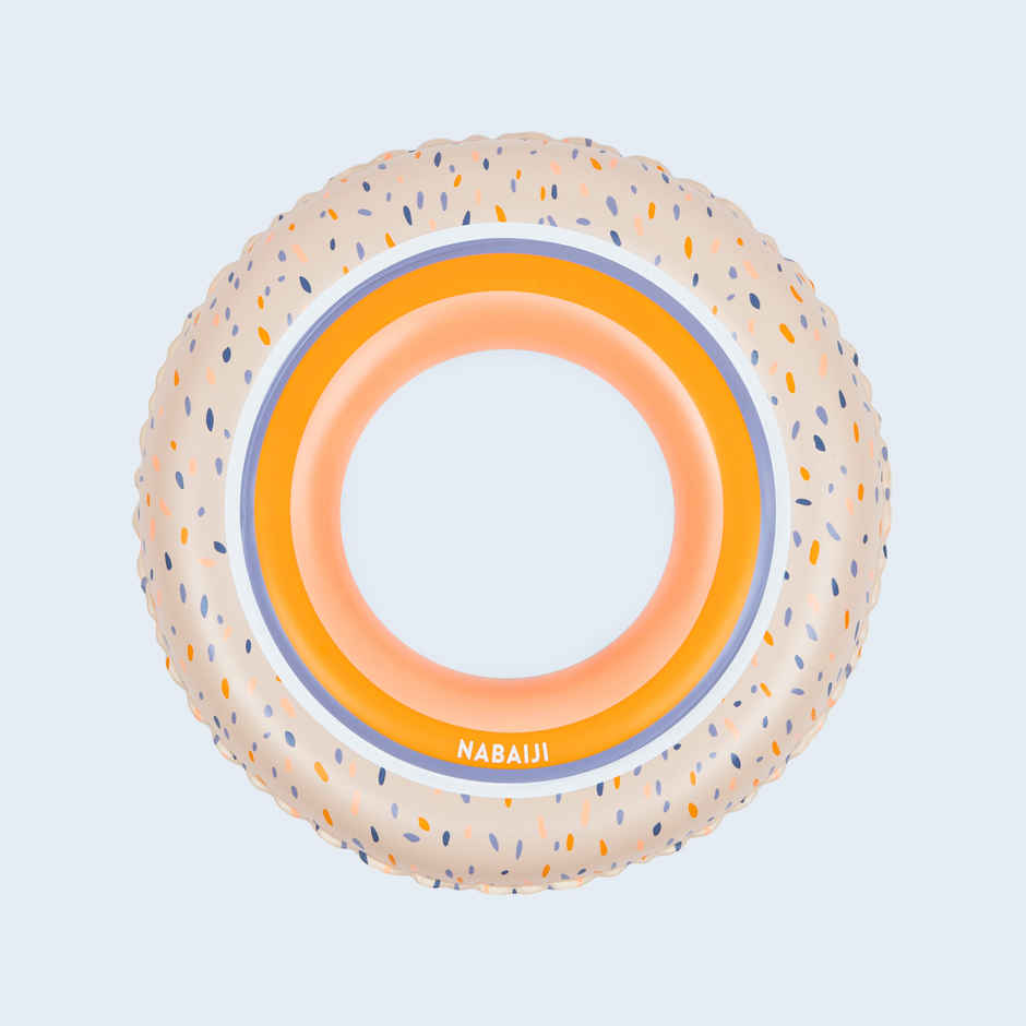 Decathlon Nabaiji Printed Inflatable Pool Ring | Orange | 51 cm