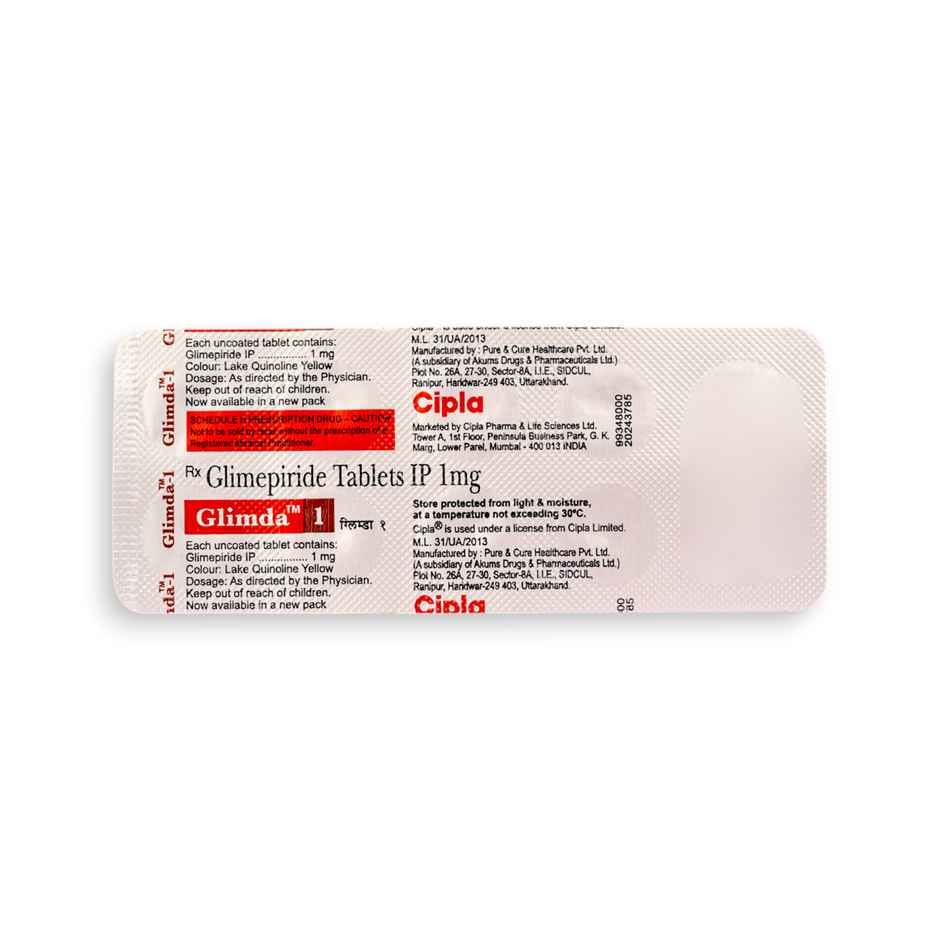 Glimda 1 Tablet