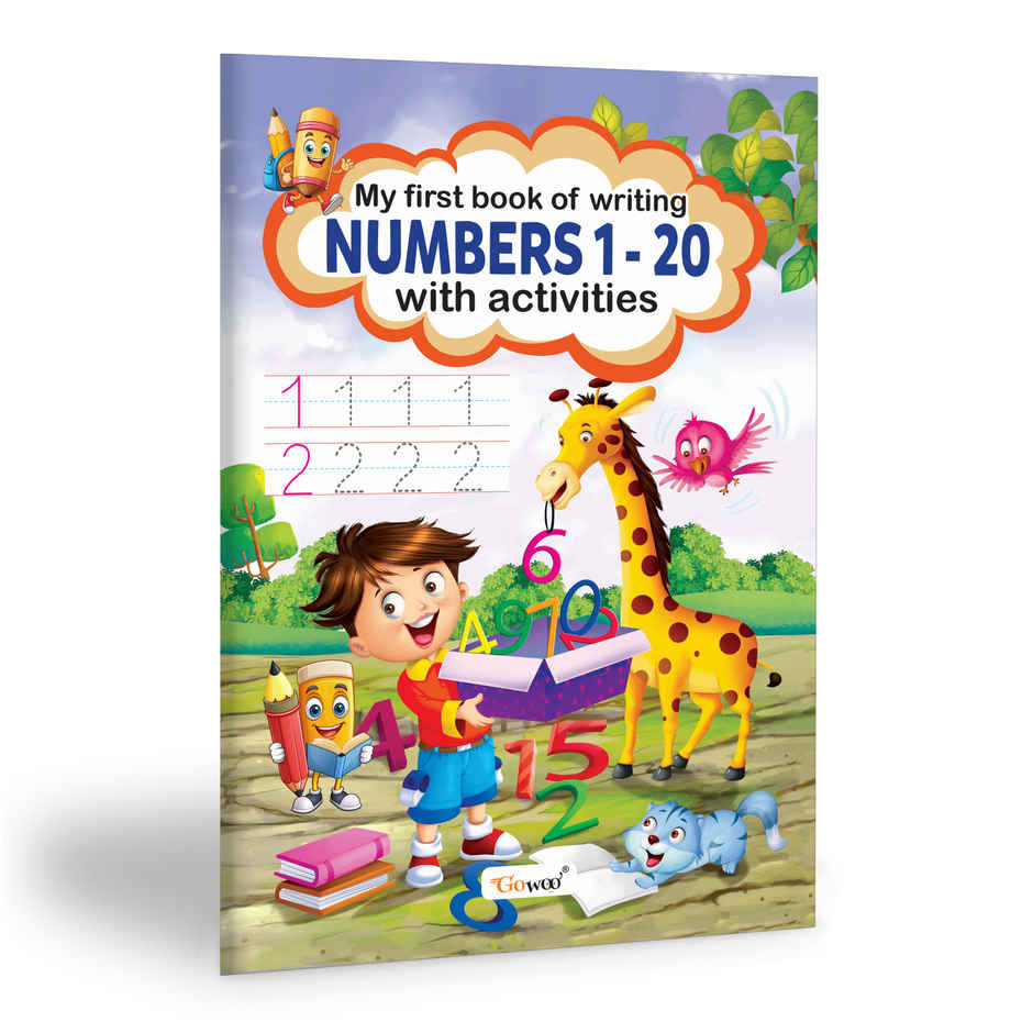 My First Book Of Writing Numbers 1-20 with Activities | Activity Workbook | Writing Practice Book