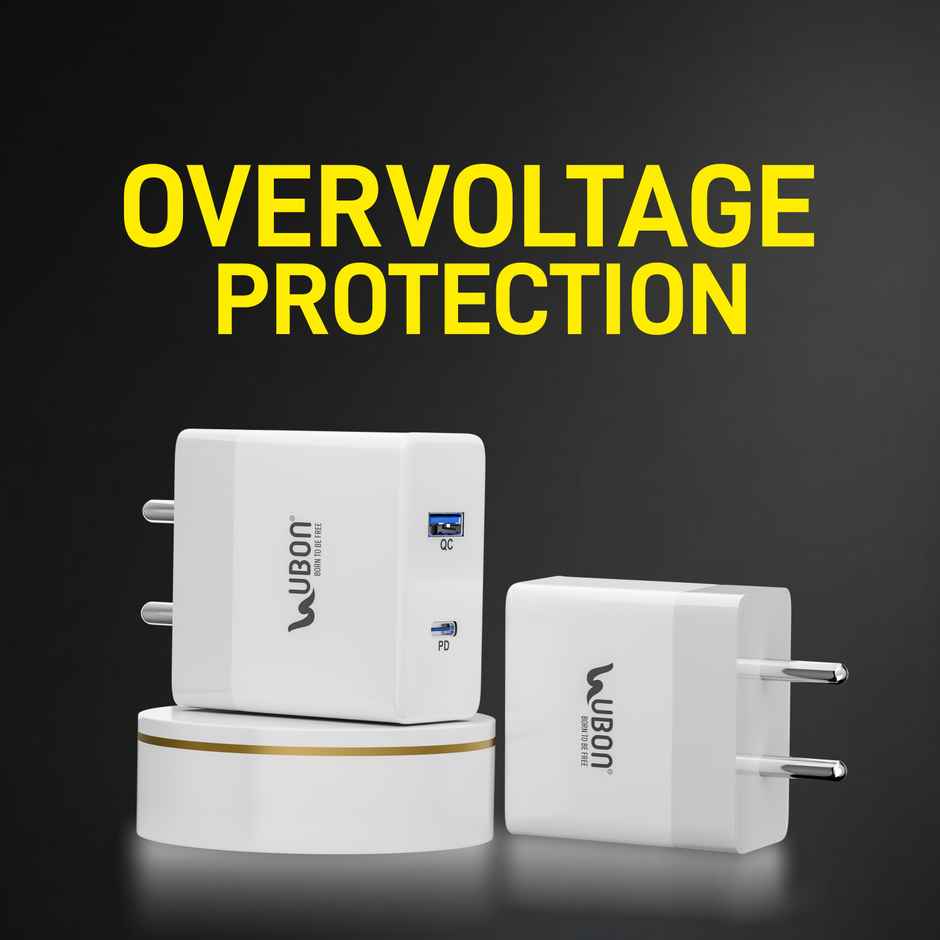 UBON 25W QC+PD Fast Charging | Dual Ports Charger