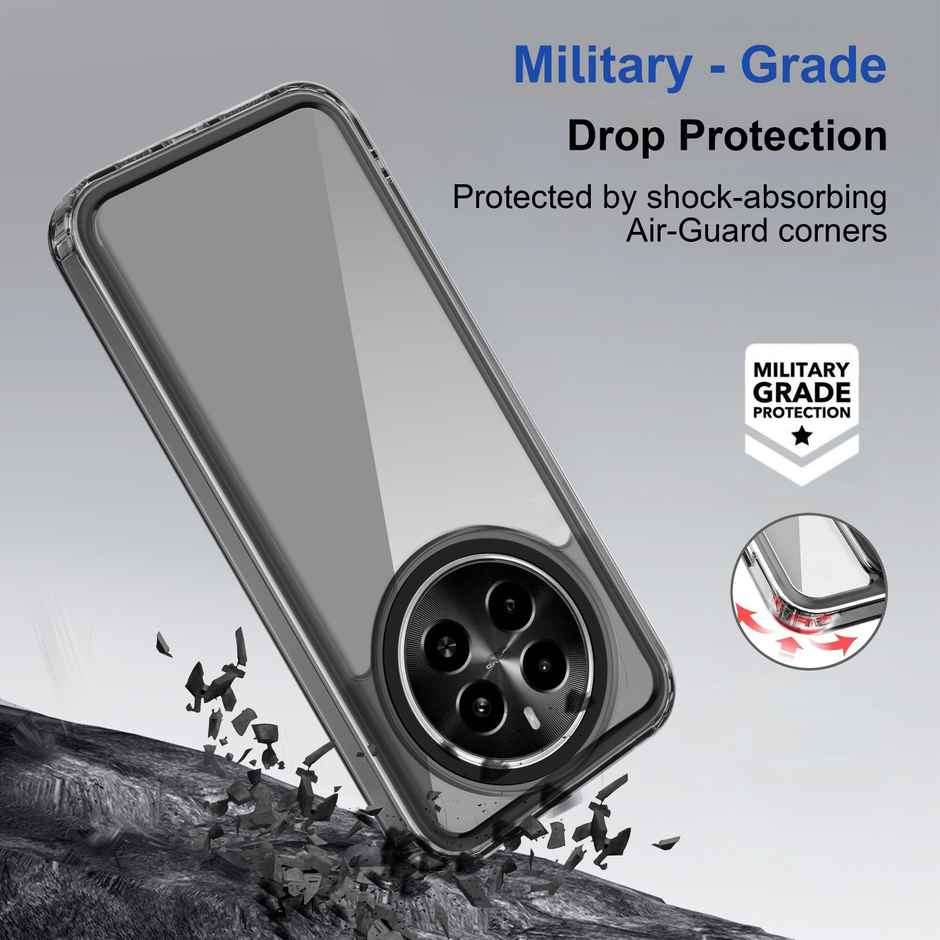 Zapcase Back Cover for Realme P1 5G | Space-Black