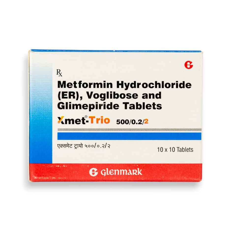 Xmet-Trio 500/0.2/2 Tablet ER