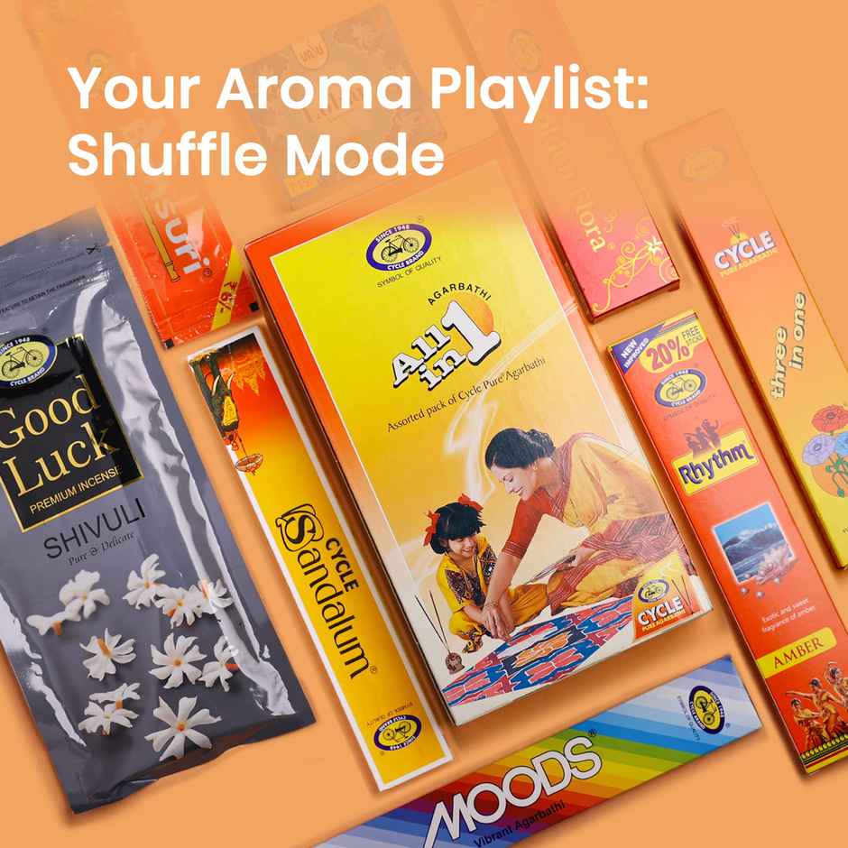 Pure All In One Assorted Incense Sticks | 173N | Cycle Combo