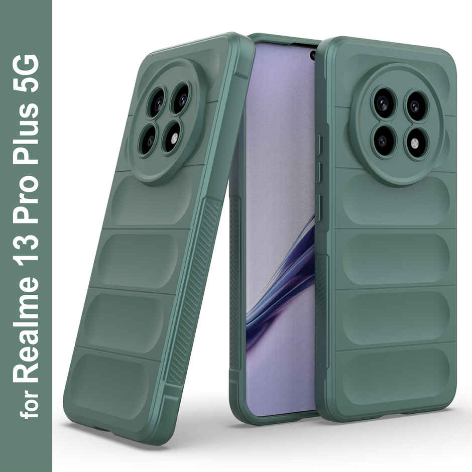 Zapcase Back Cover for Realme 13 Pro Plus 5G | Magic-DarkGreen