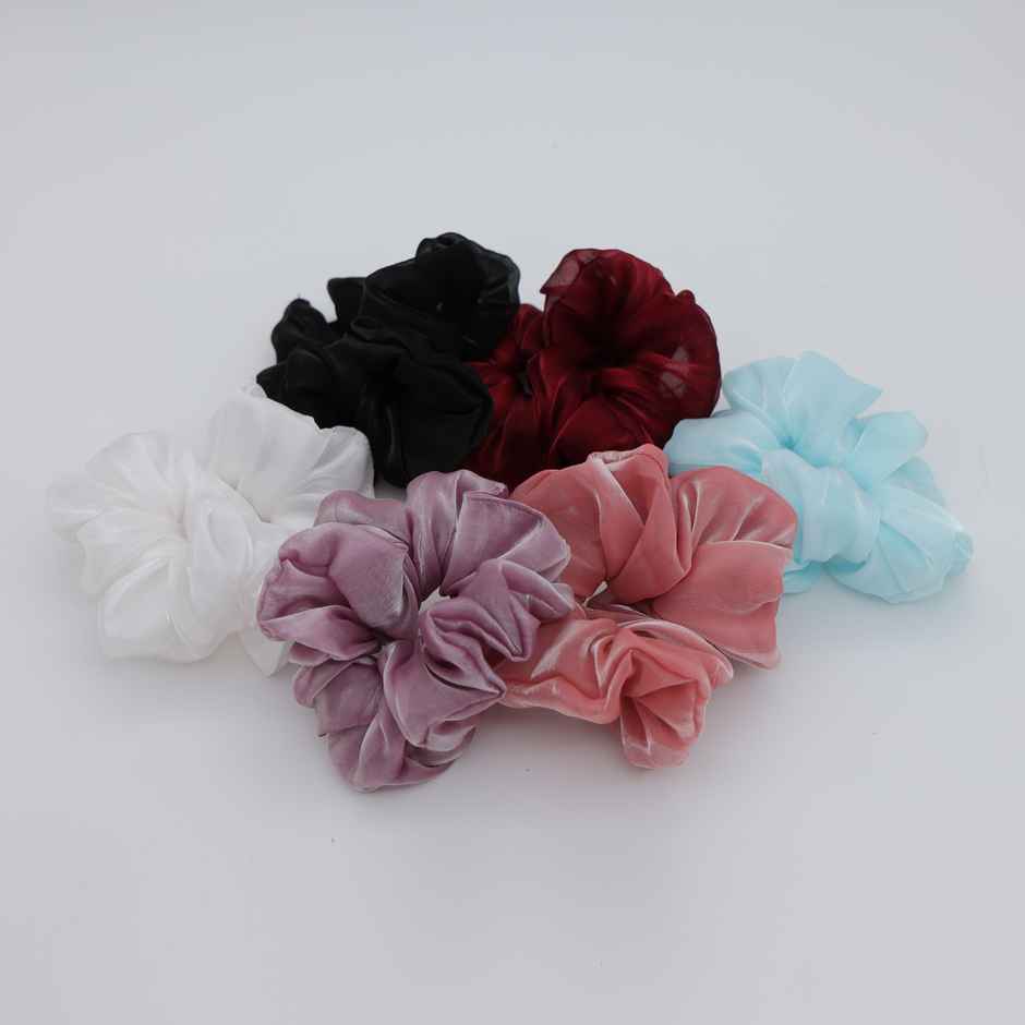 Matkooz Jimmi Choo Scrunchies (Black White Blue Red Rose Gold Lavender)