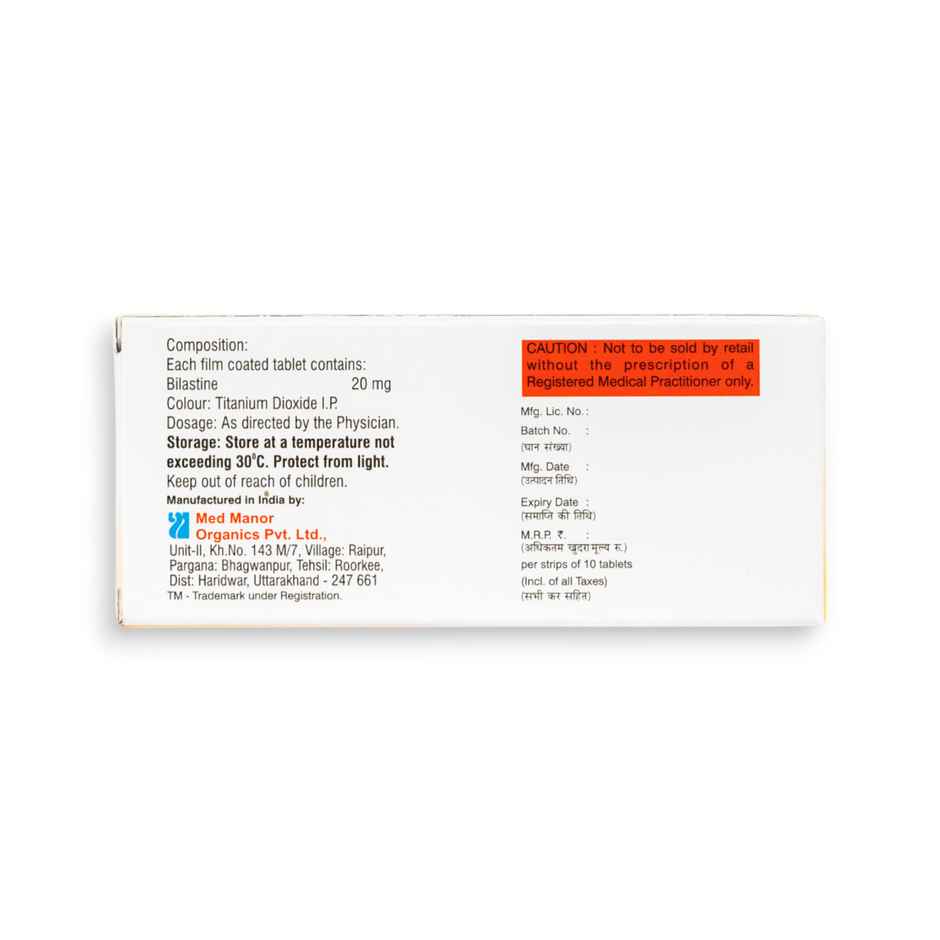 Bilahist 20mg Tablet