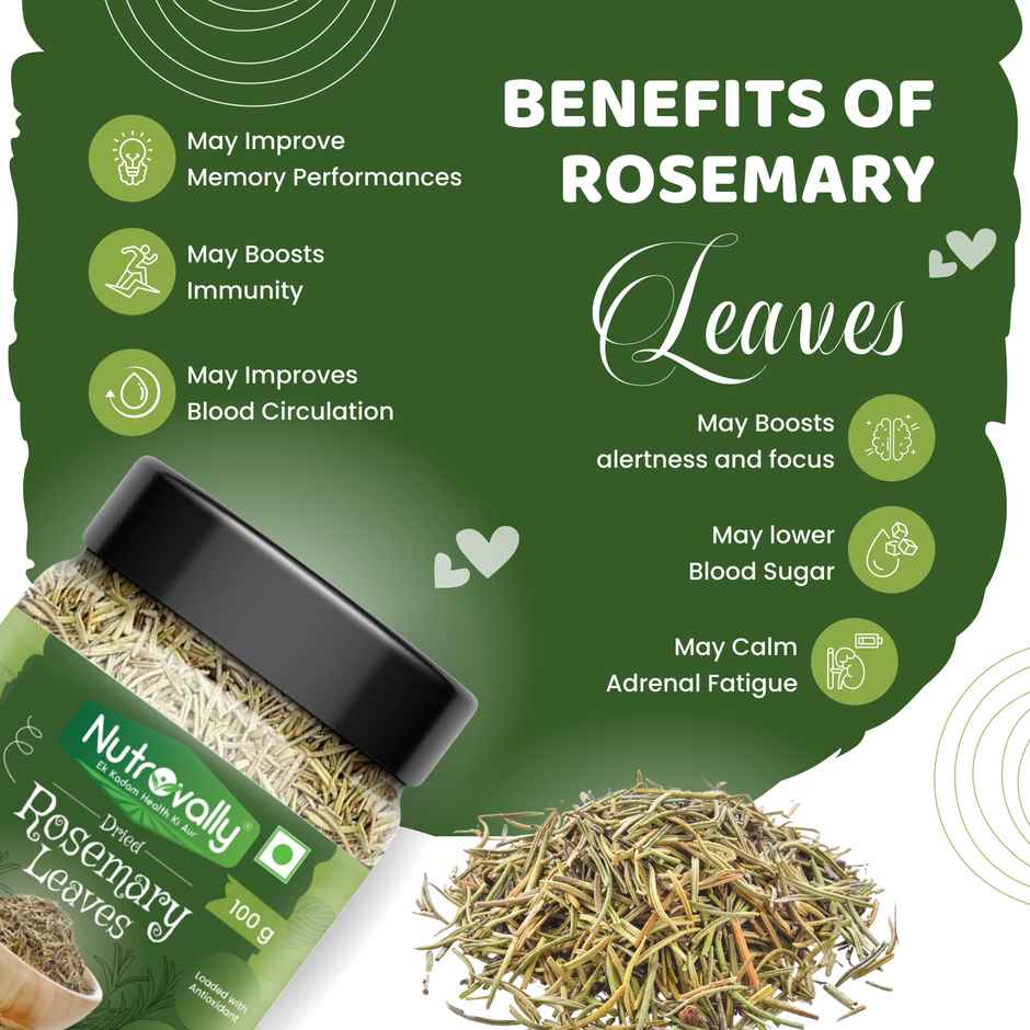NutroVally Rosemary Leaves + Hair Mist Bottle