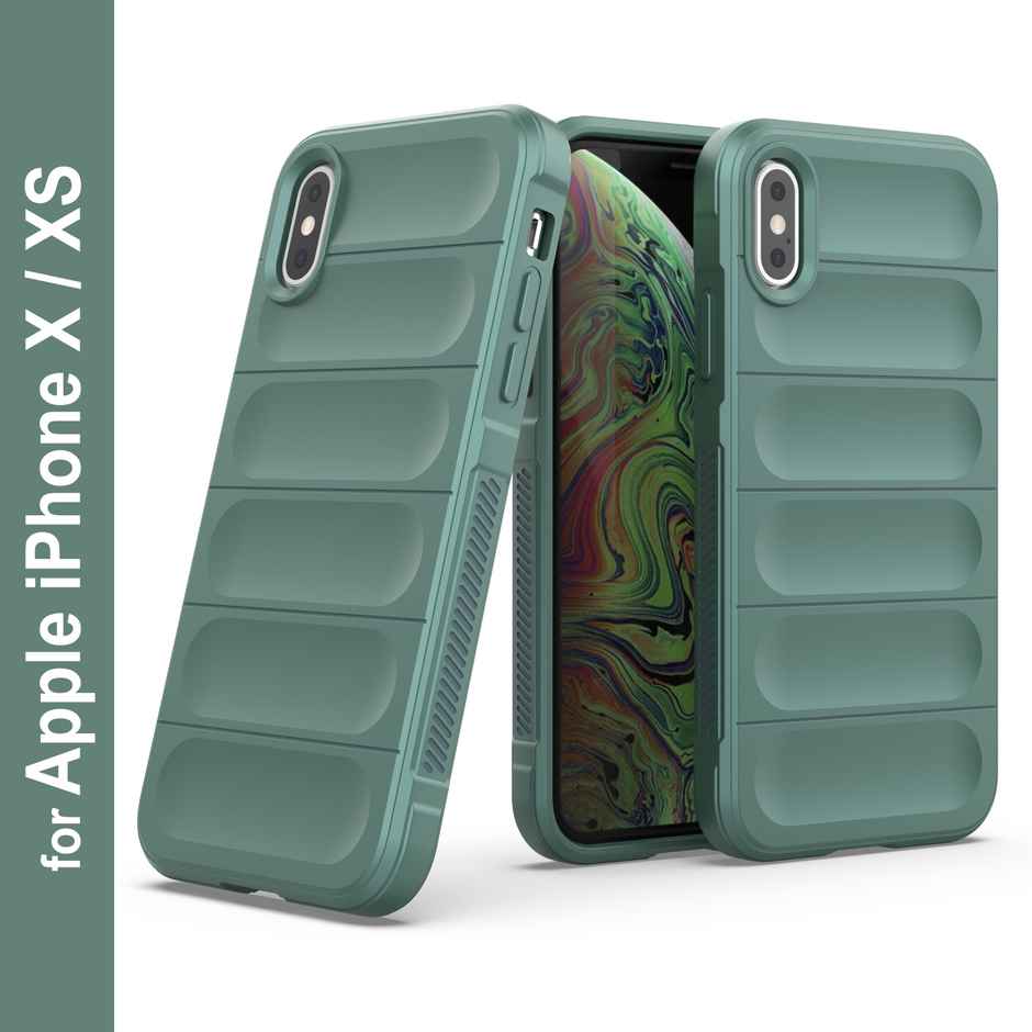 Zapcase Back Cover for Apple iPhone X| Apple iPhone XS | Magic-DarkGreen