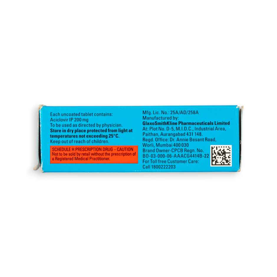 Zovirax 200mg Tablet
