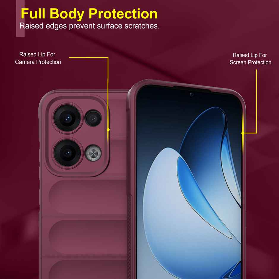 Zapcase Back Cover for OPPO Reno 13 5G | Magic-Plum