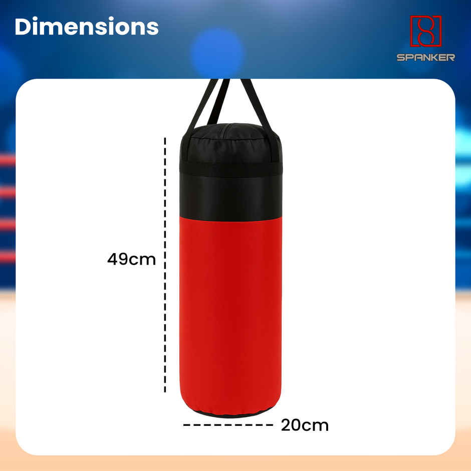 Spanker Sports Kids Boxing Kit-Punching Bag, Gloves & Head Guard, Training Set | 5 to 10 years