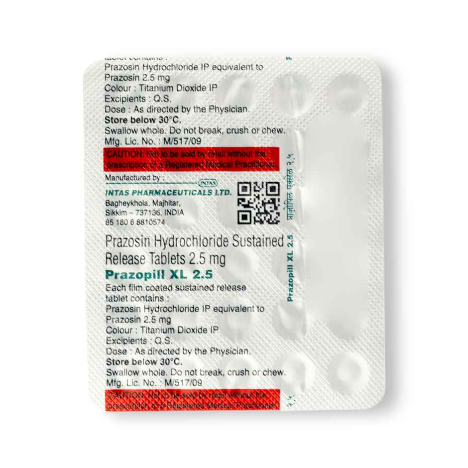 Prazopill XL 2.5 Tablet SR