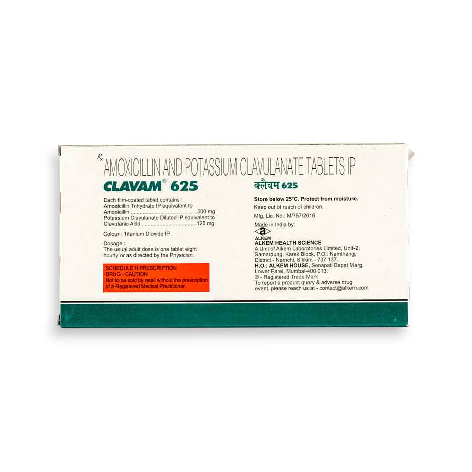 Clavam 625 Tablet